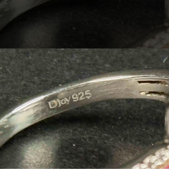 Just in- natural thulite of Norway ring in sterling silver - Picture 2 of 8